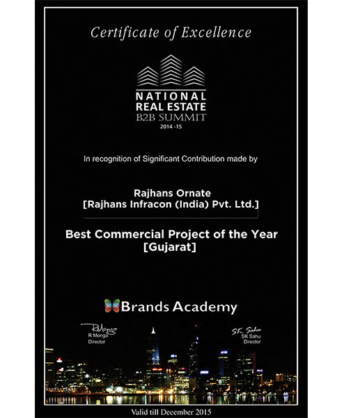 Best Commercial Project of the Year [Gujarat]