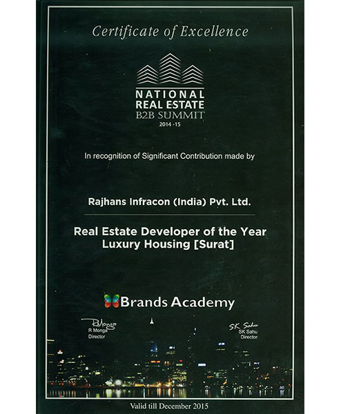 Real estate Developer of the Year [Surat]