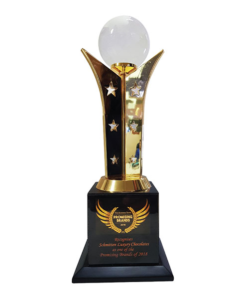 Most-Promising-Brand. The Economic Times recognises Schmitten Luxury Chocolates as one of the Promising Brands of 2018