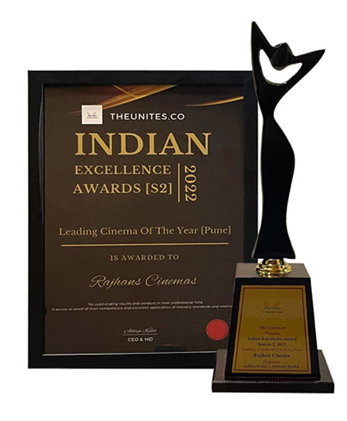 Rajhans Cinemas - Pune - Leading Cinema of The Year - Indian Excellence Awards (S2)